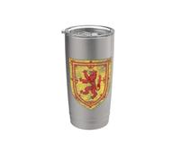 Emblème du lion écossais - Drapeau de l'Écosse - Armoiries - Indépendance Gobelet isotherme en acier inoxydable double paroi
