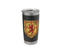 Emblème du lion écossais - Drapeau de l'Écosse - Armoiries - Indépendance Gobelet isotherme en acier inoxydable double paroi
