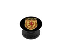 Emblème du Lion écossais - Drapeau de l'Écosse - Armoiries - Indépendance PopSockets PopGrip Adhésif