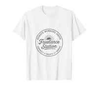 Emblème du syndicat des travailleurs à distance ; poste de travail indépendant T-Shirt