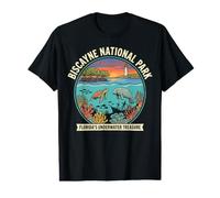 Emblème du trésor sous-Marin du Parc National de Biscayne en Floride T-Shirt Graphique avec Valeur