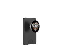 Emblème Effrayant d'halloween « The Night is Young » PopSockets PopWallet pour MagSafe