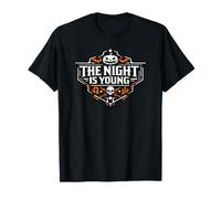 Emblème Effrayant d'halloween « The Night is Young » T-Shirt