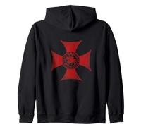 Emblème en Forme de Croix des Templiers Sigillum MILITUM XPISTI Sweat à Capuche