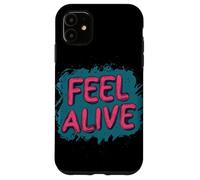 Emblème « Handsome Feel Alive » pour adultes et enfants Coque pour iPhone 11
