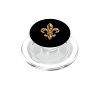 Emblème héraldique Fleur de lys esthétique PopSockets PopGrip pour MagSafe
