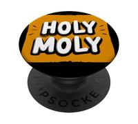 Emblème Holy Moly Cool pour Adultes et Enfants PopSockets PopGrip Adhésif