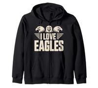 Emblème « I Love Eagles Fierce Pride » Sweat à Capuche