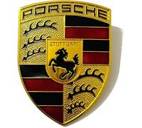 Embleme insigne logo Porsche capot voiture metal