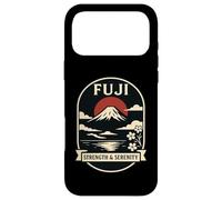 Emblème Japonais rétro Fuji Strength & Serenity Coque pour iPhone 17 Pro Max