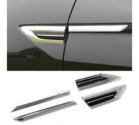 Emblème/Logo Insigne d'autocollant en métal pour VW Tiguan 2 (II) AD1,décalcomanies d'insigne de Logo de Coffre arrière d'aile latérale Autocollants Décoratifs