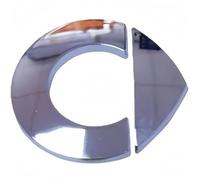 Emblème Logo pour Smart EQ A453 2018 2019, Badge Logo Autocollants Auto EmblèMe Autocollant Emblème Insigne D'emblème Logo Emblem Avant Arrière Capot,Silver-Front