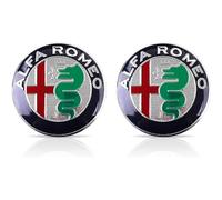 EmblèMe Logo Voiture pour Alfa Romeo 4C 147 Brera Giulia Giulietta GT GTV MiTo Stelvio Tonale, voiture Étiquette de avant coffre Latéral Corps Queue de Coffre Badges Insigne Autocollant Accessoires