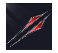 EmblèMe Logo Voiture Remplacement, pour Nissan Qashqai J11 2016-2018 3D Sport Lettres Insigne Autocollant Décoratifs, Matériau ABS Logo Insigne Accessoires,F