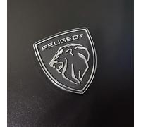EmblèMe Logo Voiture Remplacement, pour Peugeot 208 P21 Nicht Elektrisch 2020-2023 3D Sport Lettres Insigne Autocollant Décoratifs, Matériau ABS Logo Insigne Accessoires,A
