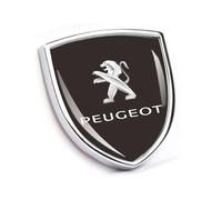 EmblèMe Logo Voiture Remplacement, pour Peugeot 3008 GT Line 2019-2021 3D Sport Lettres Insigne Autocollant Décoratifs, Matériau ABS Logo Insigne Accessoires