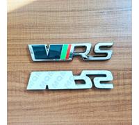 emblème Logo VRS Fabia kodiaq Rapid calandre ou arrière (AR Chrome)
