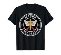 Emblème Maçon Professionnel l'art de Bâtir T-Shirt