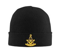 Emblème Maçonnique du Maître Ancien Femme Homme Skull Cap Élastique Watch Cap Classique Bonnets Hiver pour Le Quotidien Cyclisme Casque Moto