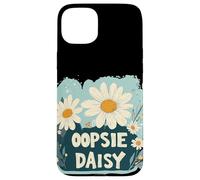 Emblème Marguerite Amusant avec de Belles Couleurs et Un Dicton Mignon Coque pour iPhone 15 Plus