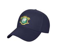 Emblème National De La République De Côte D'Ivoire Snapback Cap for Men | Esthétique Ethnique De La Rue Réglable Casquette Respirante Légère Anti-Soleil Cap Classique Trucker Cap Hip-Hop Outdoor Caps