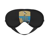 Emblème national de Sainte-Hélène 1 Emblème national de Sainte-Hélène Masques de sommeil Sangle réglable Masque pour les yeux souple pour femmes Hommes Voyage Travail Maison
