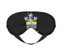 Emblème national de Sainte-Hélène 5 Masques de sommeil avec emblème national de Sainte-Hélène Masque pour les yeux souple à sangle réglable pour femmes et hommes Voyage Travail Maison