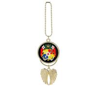 Emblème National des Tonga, Accessoires Suspendus pour rétroviseur de Voiture, Pendentif Ailes d'ange, Ornement Porte-Bonheur pour intérieur de Voiture