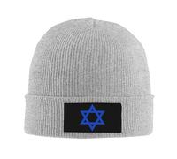 Emblème National D'Israël Libre Je Soutiens Israël Priez pour Israël Israël Est Fort J'aime Israël Bonnet en Tricot Classique Bonnet Tricoté Thermique Chapeau pour l'escalade Homme Conduite