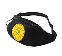Emblème National du Japon Sac de Taille Poitrine de Voyage réglable pour Hommes et Femmes Sac de Taille de Course en Plein air