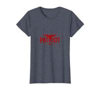 Emblème Patriot Eagle : Bold American Pride T-Shirt, Femme, Bleu Chiné, M