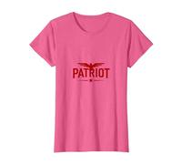Emblème Patriot Eagle : Bold American Pride T-Shirt, Femme, Rose Chiné, S