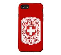 Emblème rétro du Drapeau Suisse Latin Coque pour iPhone SE (2020) / 7/8