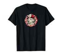 Emblème rétro pour Chien Dalmatien T-Shirt