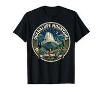 Emblème rétro Vintage du Parc National des Montagnes de Guadalupe Texas T-Shirt