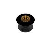 Emblème Rond Vintage Fleur de lys héraldique PopSockets PopGrip Adhésif