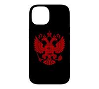 Emblème Russe à Double tête d'aigle Russe Coque pour iPhone 14
