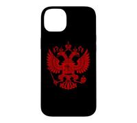 Emblème Russe à Double tête d'aigle Russe Coque pour iPhone 14 Plus