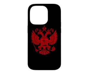 Emblème Russe à Double tête d'aigle Russe Coque pour iPhone 14 Pro