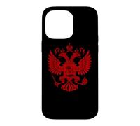 Emblème Russe à Double tête d'aigle Russe Coque pour iPhone 14 Pro Max