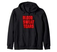 Emblème Sang Rouge, Sueur et Larmes pour garçons et Filles Sweat à Capuche