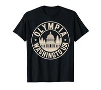 Emblème Souvenir de Voyage Olympia Washington T-Shirt