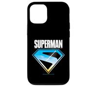 Emblème Superman Bouclier Coucher de Soleil Ciel Icône Diamant Logo Coque pour iPhone 12/12 Pro