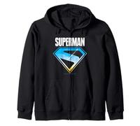 Emblème Superman Bouclier Coucher de Soleil Ciel Icône Diamant Logo Sweat à Capuche