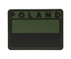 Emblème velcro Drapeau de la Pologne PVC Helikon-Tex - Olive Green