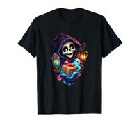 Emblème Vertical de Visiteur en Forme de Faucheuse Amicale T-Shirt