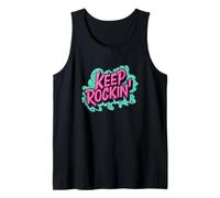 Emblème Vibrant Keep Rockin' pour garçons et Filles Débardeur