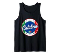 Emblème Vintage Calabre Italie Drapeau Italien Heritage Débardeur