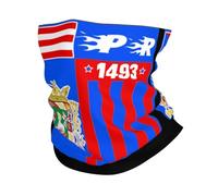 Emblème Vintage De Porto Rico, Drapeau Amusant Femme Homme Echarpe Tête Pirate Anti-Solaire Décoration Faciale Élastique Protection du Visage pour Course À Pied Yoga Randonnée