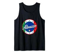 Emblème Vintage des Abruzzes Italie Drapeau Italien Heritage Débardeur